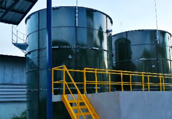 تطبيقات الغاز الحيوي اللاهوائي UASB خزانات هضم في معالجة مياه الصرف الصحي عالية سمك القد